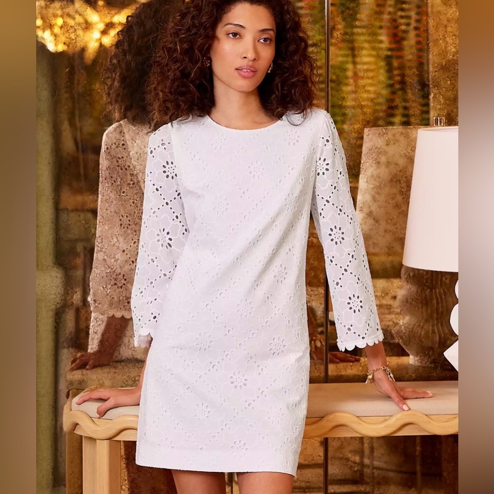 Lilly Pulitzer Richie 3/4 Sleeve Shift Dress - Picture 4 of 6